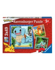 Puzzle Ravensburger Pokemon 3x49pc (05586)