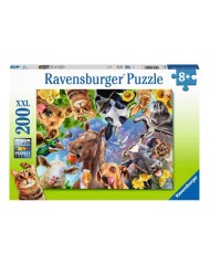 Puzzle Ravensburger Funny Farmyard Friends 200pc (12902)