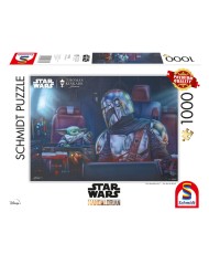 Puzzle Schmidt Thomas Kinkade Star Wars The Mandalorian Two For The Road 1000pc (sch7378)