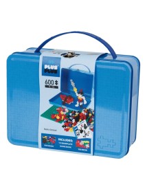 Plus-plus Suitcase Metal Blue 600pc 