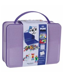 Plus-plus Mini Pastel Suitcase Metal Purple 600pc (7003) 