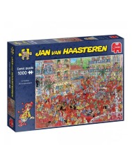 Puzzle Jan Van Haasteren La Tomatina 1000pc (jum0043)