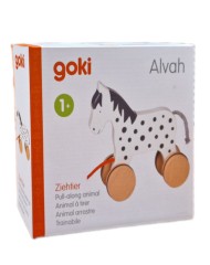 Goki Pull-along Animal Horse Alvah (54963)