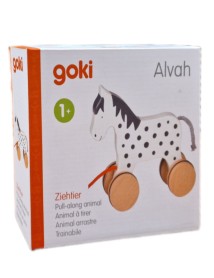 Goki Pull-along Animal Horse Alvah (54963) 