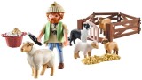 Animalut Playmobil Young Shepherd With Flock Of Sheep (71444)