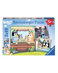 Puzzle Ravensburger Bluey 3x49pc (10105685)