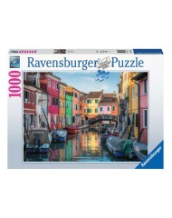 Puzzle Ravensburger Burano Canal, Venice 1000pc (10217392)