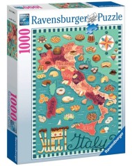 Puzzle Ravensburger Map Of Italy Sweet 1000pc