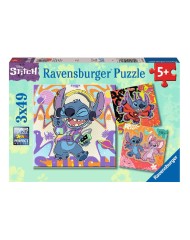 Puzzle Ravensburger Disney Stitch 3x49pc