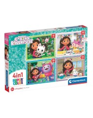 Puzzle Clementoni Gabbys Dollhouse 4 In 1 (21524)