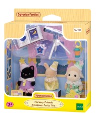 Sylvanian Families Kindergarten Friends Sleepover Party Trio 5750