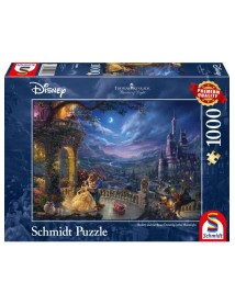 Puzzle Schmidt Thomas Kinkade Disney The Beauty And The Beast Dancing In The Moonlight 1000pc (sch4848) 