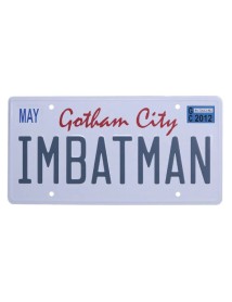 Dc Comics Batman Number Plate Tin Sign 