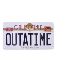 Back To The Future Replica Number Plate Tin Sign