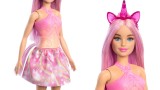 Papusa Barbie A Touch Of Magic Unicorn Pink (hrr13)