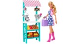 Papusa Set Barbie You Can Be Anything Farmers Market (hcn22)