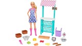 Papusa Set Barbie You Can Be Anything Farmers Market (hcn22)