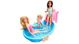 Papusa Set Barbie With Pool Slide (hrj74)