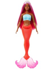 Papusa Barbie Dreamtopia Mermaid Orange (hrr03)