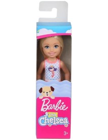 Papusa Barbie Club Chelsea Beach Mermaid Swimsuit (ghv55) 