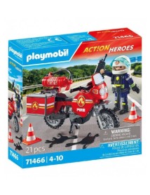Playmobil Fire Motorcycle & Oil Spill Incident (71466) 
