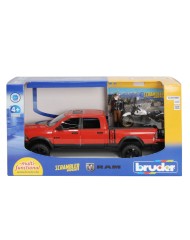 Bruder Ram 2500 Power Wagon & Scrambler Ducati Desert Sled & Driver (02502)
