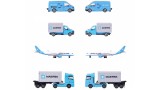  Majorette Maersk 4 Pc Giftpack (212057290y06)