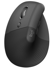 Mouse Logitech Lift Left Vertical Ergo Graphite Black