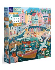 Puzzle Eeboo 1000pc Seaside Harbor (epztsea)