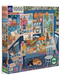 Puzzle Eeboo 1000pc Blue Kitchen (epztbuk) 