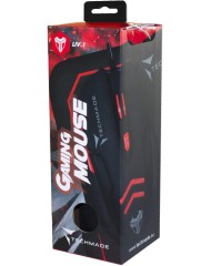 Kit Techmade Mouse Usb + Mousepad Gaming Black Red