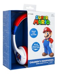 Headphones Otl Mario White Wired Premium Junior