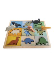 Magni Dino Puzzle In Wood 100% (3275)