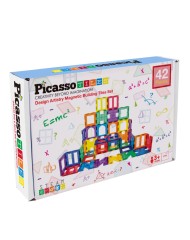Picasso Tiles Artistry Magnetic Tiles Set 42 Pcs