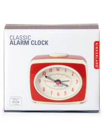 Small Classic Alarm Clock Red (ac14-rd-eu) 