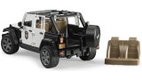  Bruder Jeep Wrangler Unlimited Rubicon Police Vehicle With Policeman (02526)