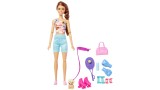 Papusa Barbie Wellness Workout Doll (hkt91)