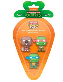 3 Pack Carrot Pocket Pop! Teenage Mutant Ninja Turtles Pdq 