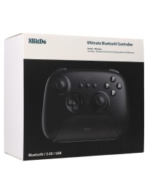 Controller 8bitdo Ultimate With Charging Dock Black 