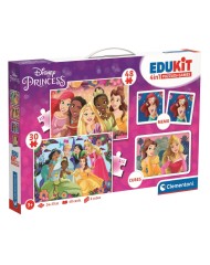 Puzzle Clementoni Edukit 4in1 Disney Princess (18297)