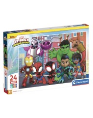 Clementoni Puzzle Maxispidey And His Amazing Friends (24 Pcs) (24249)