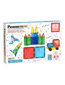 Picasso Tiles Diamond Series Set (63 Pcs) (pt63) 