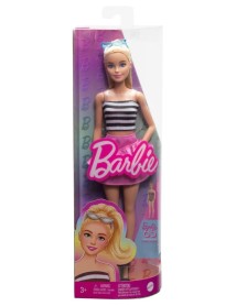 Barbie Doll Fashionistas 213 Black And White Shirt And Pink Skirt (hrh11) 