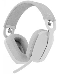 Headphones Logitech Zone Vibe 100 Lightweight Wireless Over Ear Noise Canceling Microphone Off White