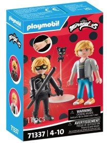 Playmobil Miraculous Adrien & Cat Noir (71337) 