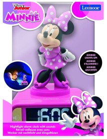 Lexibook Minnie 3d Digital Alarm Clock & Night Light (rl800mn) 