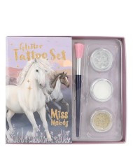 Miss Melody Glitter Tattoo Set Night Horses (0412657)
