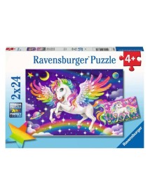 Ravensburger Unicorn And Pegasus 2x24pc (10105677) 