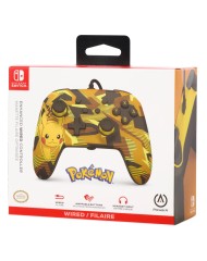 Controller Powera Enhanced Wired Camo Storm Pikachu
