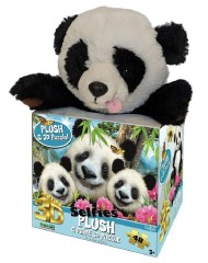 Robetoy Puzzle 3d With Plush Panda (48pcs) (28857)